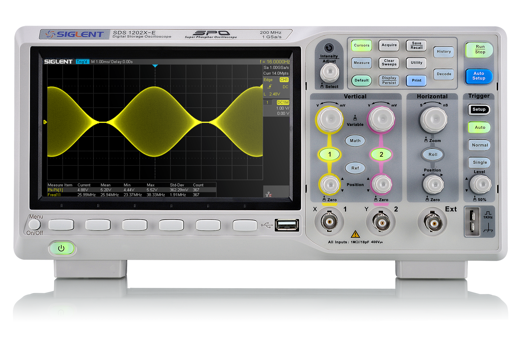 SDS1000X-E Series Super Phosphor Oscilloscopes - Siglent