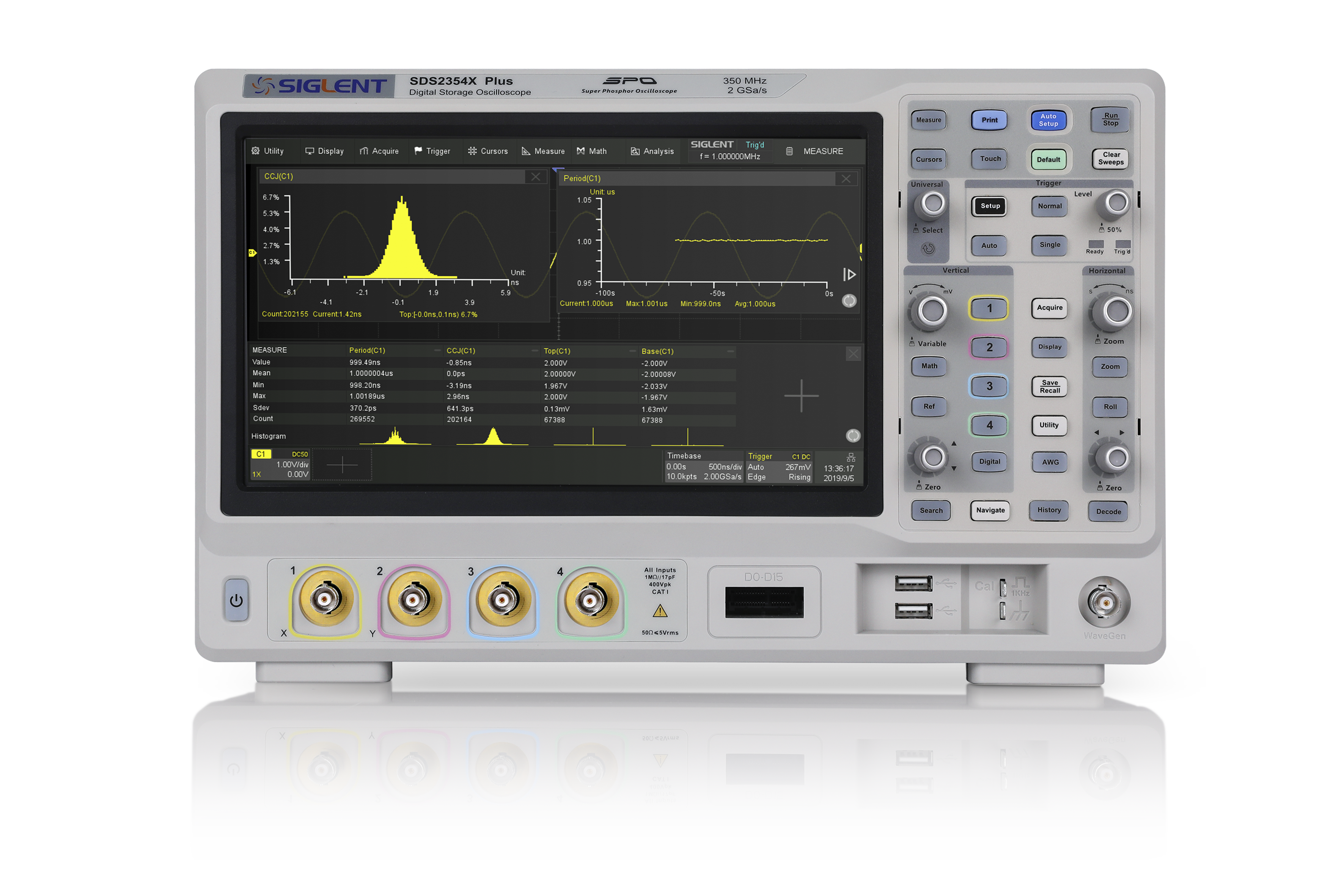 パターン Siglent Technologies SDS2202X-E 200MHz Super Phosphor Oscilloscope 