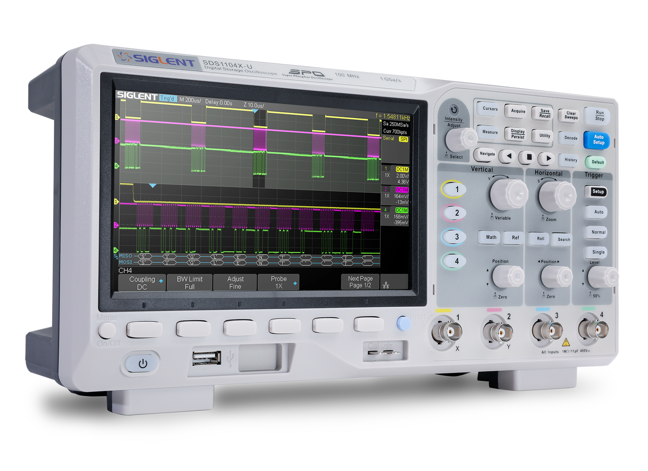 Oscilloscope numérique série SDS1000X-E, SIGLENT - Materiel pour